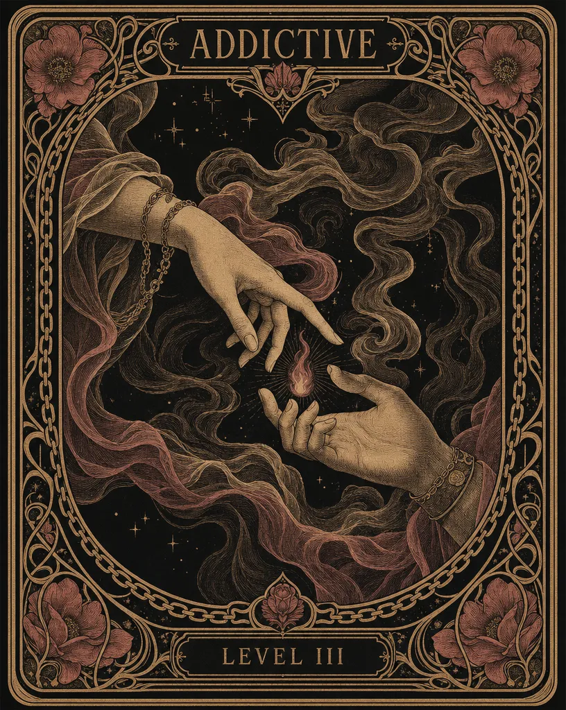 Addictive tarot card