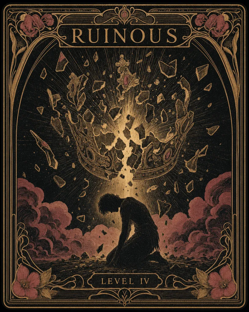 Ruinous tarot card